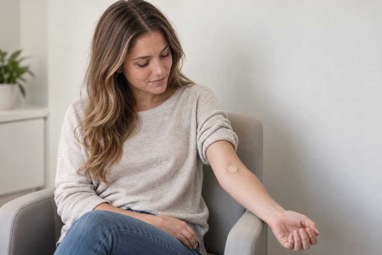 AMH is measured from a blood sample and read alongside age and the other findings.