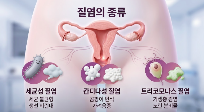질염, 왜 자꾸 재발할까요? 원인부터 다시 짚어야 하는 이유 관련 해부 구조 그림